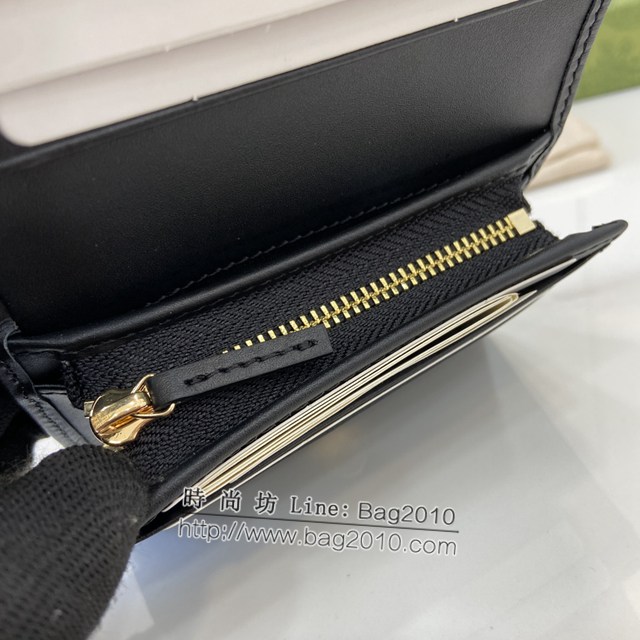 Gucci專櫃古馳最新款Horsebit 1955系列卡包零錢包卡夾 jh2191型號：621887
